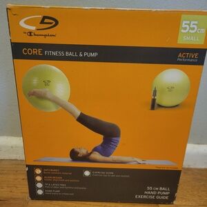 Core 55cm Fitness Ball & Pump